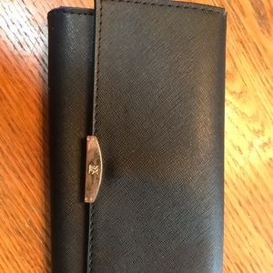 Two black wallets.